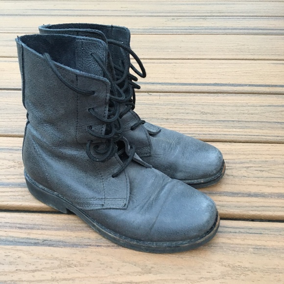 Roots Combat Boots - Picture 1 of 5